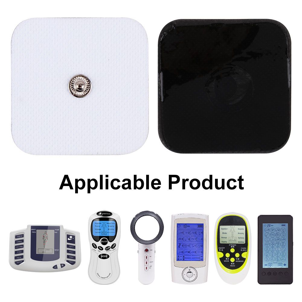 100/50/30/20P TENS EMS Electrode Pads เจล Patch สําหรับ Electrode สติกเกอร์อิเล็กโทรดกายภาพบําบัดนวดประสาทกระตุ้นกล้ามเนื้อ