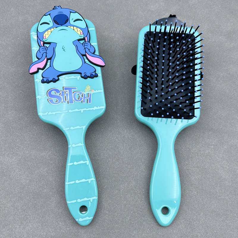 Disney Animation Lilo & Stitch Comb Series Cartoon Stitch Peripheral Air Cushion Massage Comb Children Girl Student Comb Gift