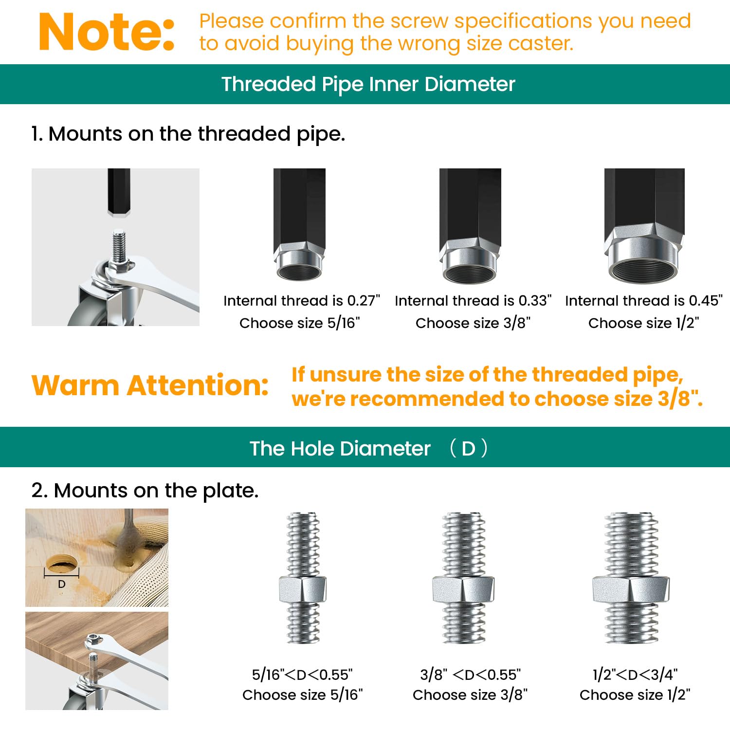 3 polegadas sem rodízios de haste de freio, conjunto de rodízios giratórios rosqueados de 4 rodízios resistentes cinza