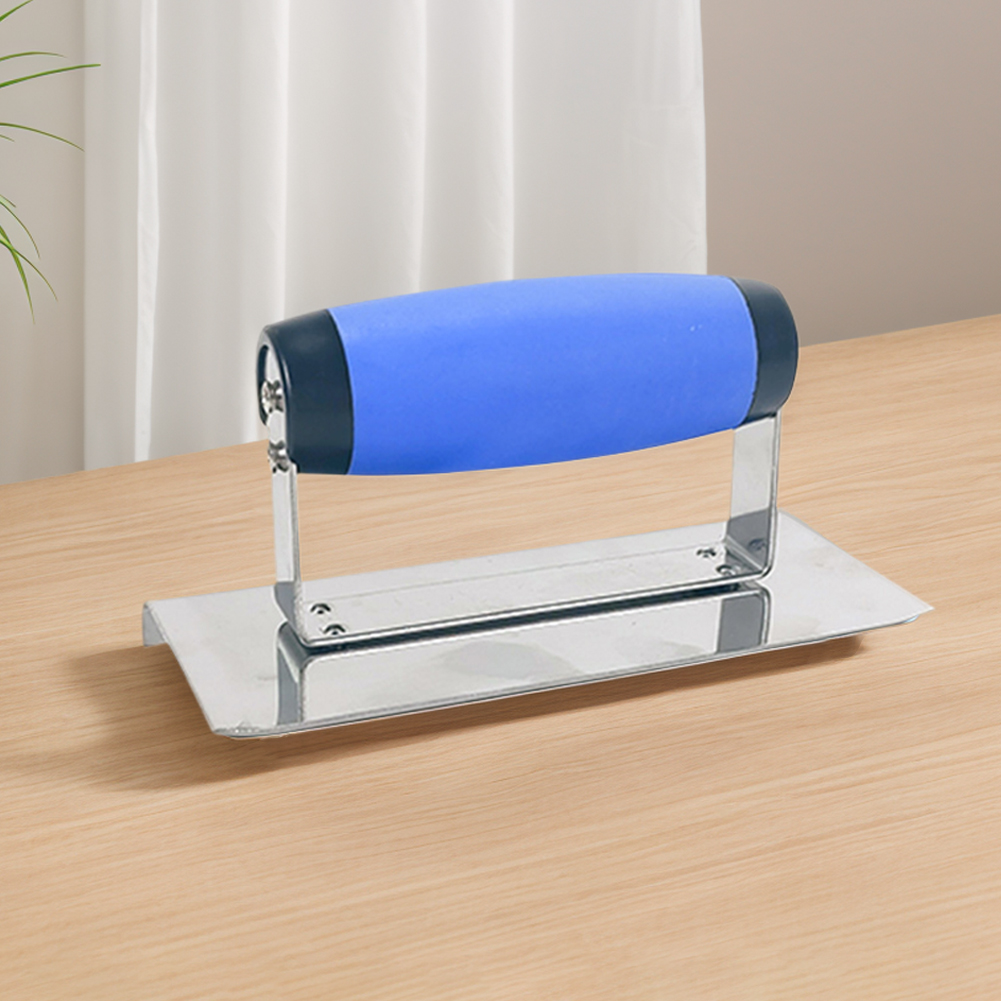 Concrete Hand Edger Groover Stainless Steel Concrete Tool Plaster Stucco Cement Finishing Tool Masonry Construction Tool