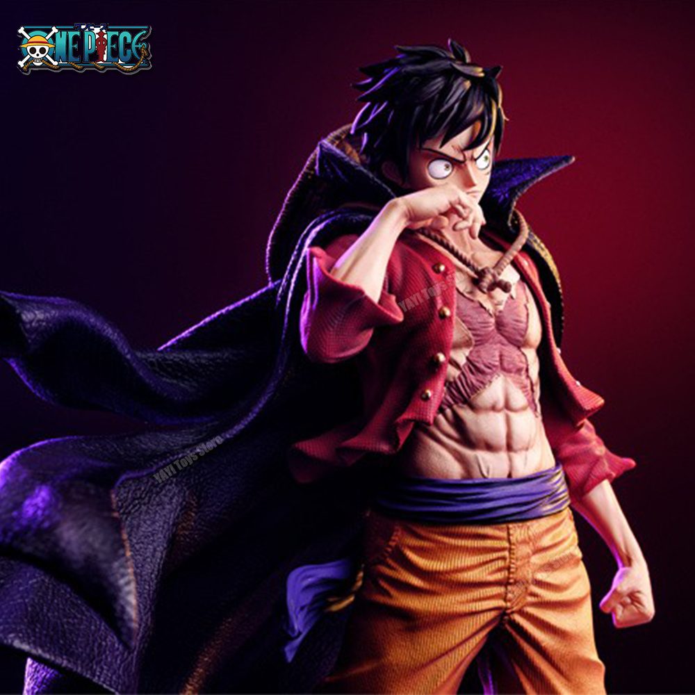 Figura de una pieza anime teatro puño de fuego Luffy modelo adornos juego de marea