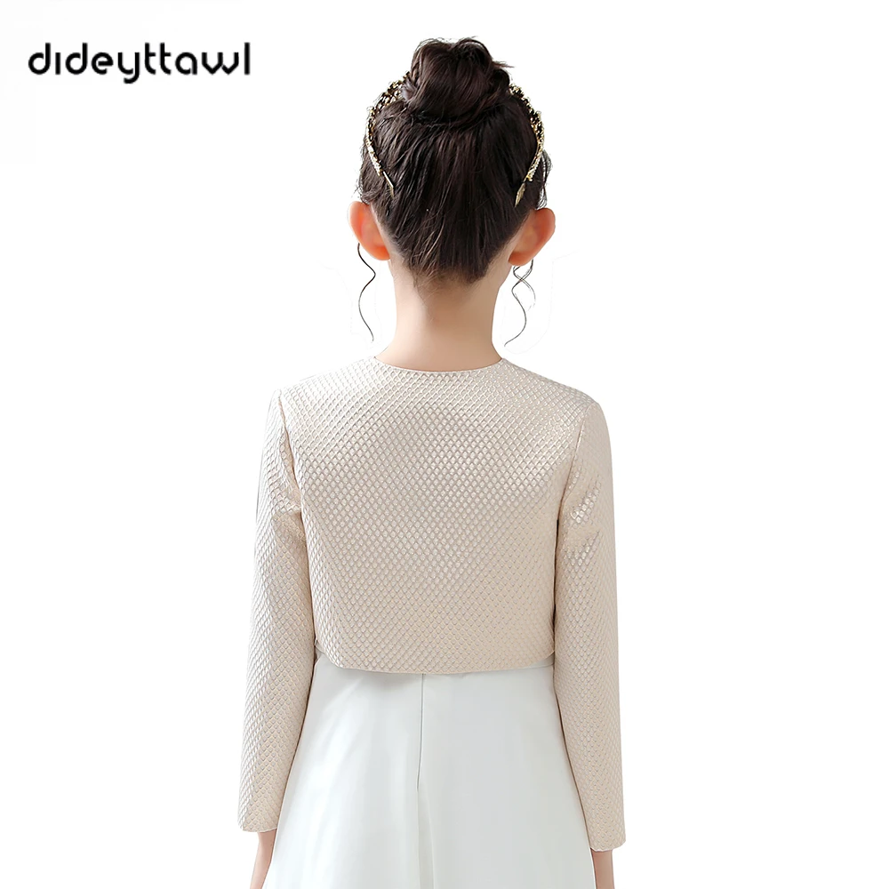 Dideyttawl 맞춤형 겨울 긴팔 소녀 코트, 따뜻한 소녀 숄, 원피스 파티 겉옷 코트, 원피스