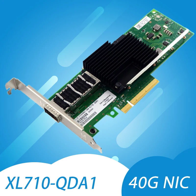Чипсет Intel XL710 PCIe 3,0 X8 QSFP + 40G, Однопортовый строковый телефон