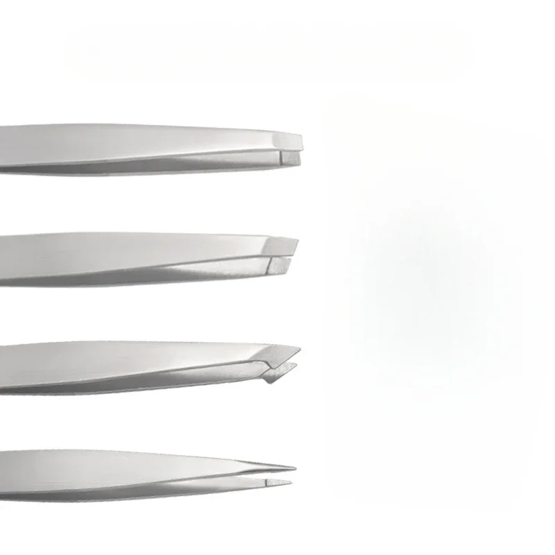 4 ชิ้นแหนบชุด-Precision คิ้วและเศษผมบนใบหน้าและกําจัดขนภายนอกเหมาะสําหรับทั้งชายและหญิง