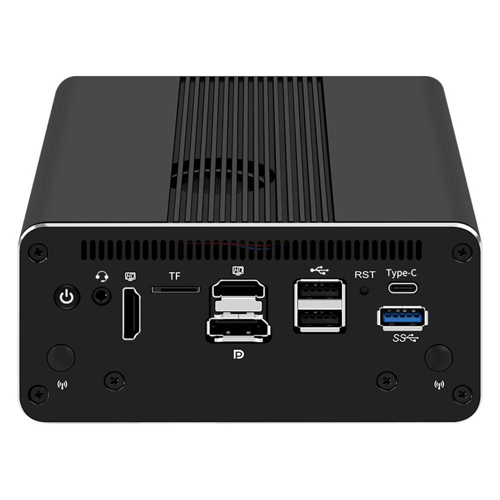 13th Gen Firewall Mini PC Intel i7 1355U i5 1335U 2*10G SFP+ Optical 4x i226-V 2.5G Soft Router 2*DDR5 2*SATA 4*4K Proxmox Host