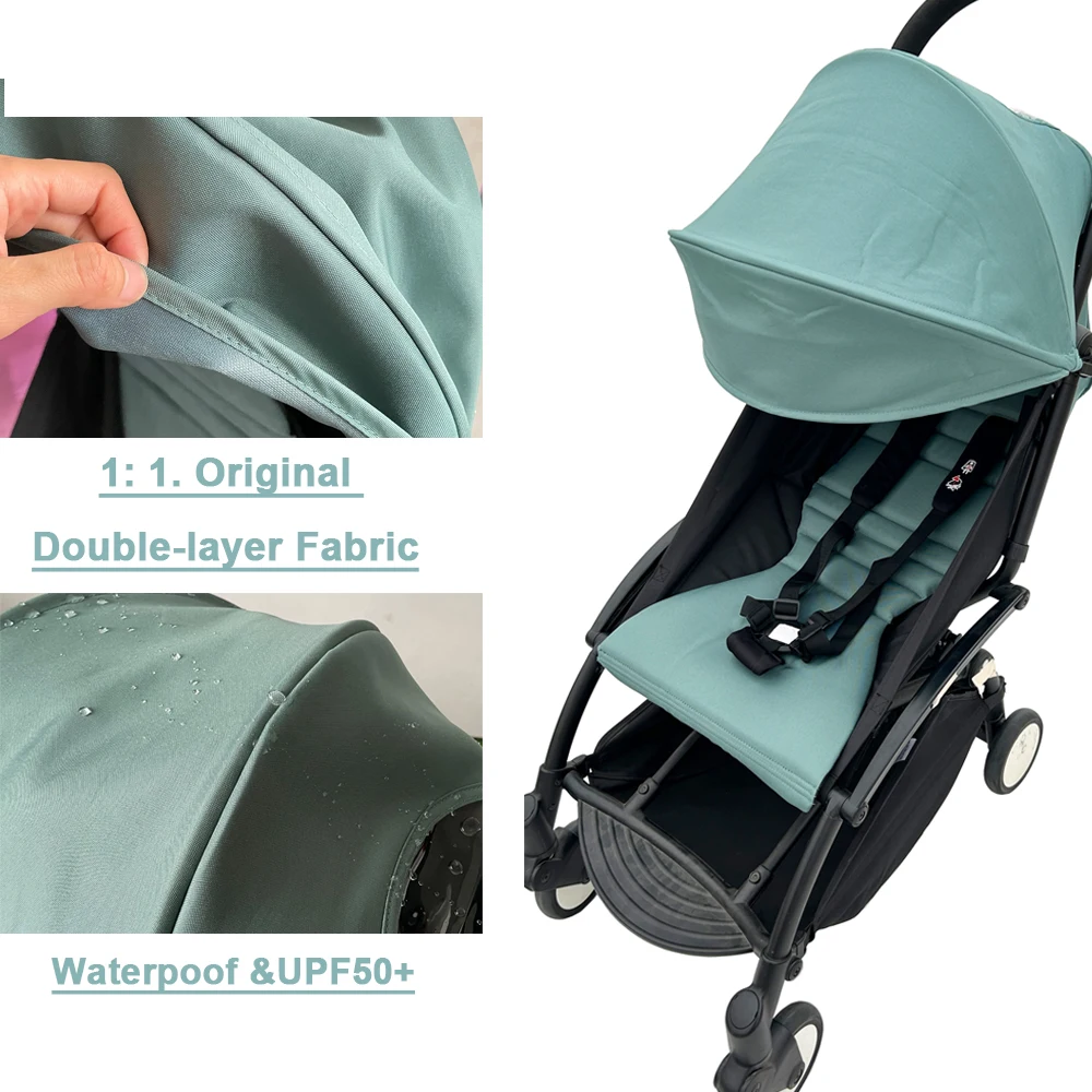 COLU KID ®   Accesorios para cochecito, juego Colth de repuesto Compatible con YOYO, cochecito YOYO2, tela Original impermeable de doble capa