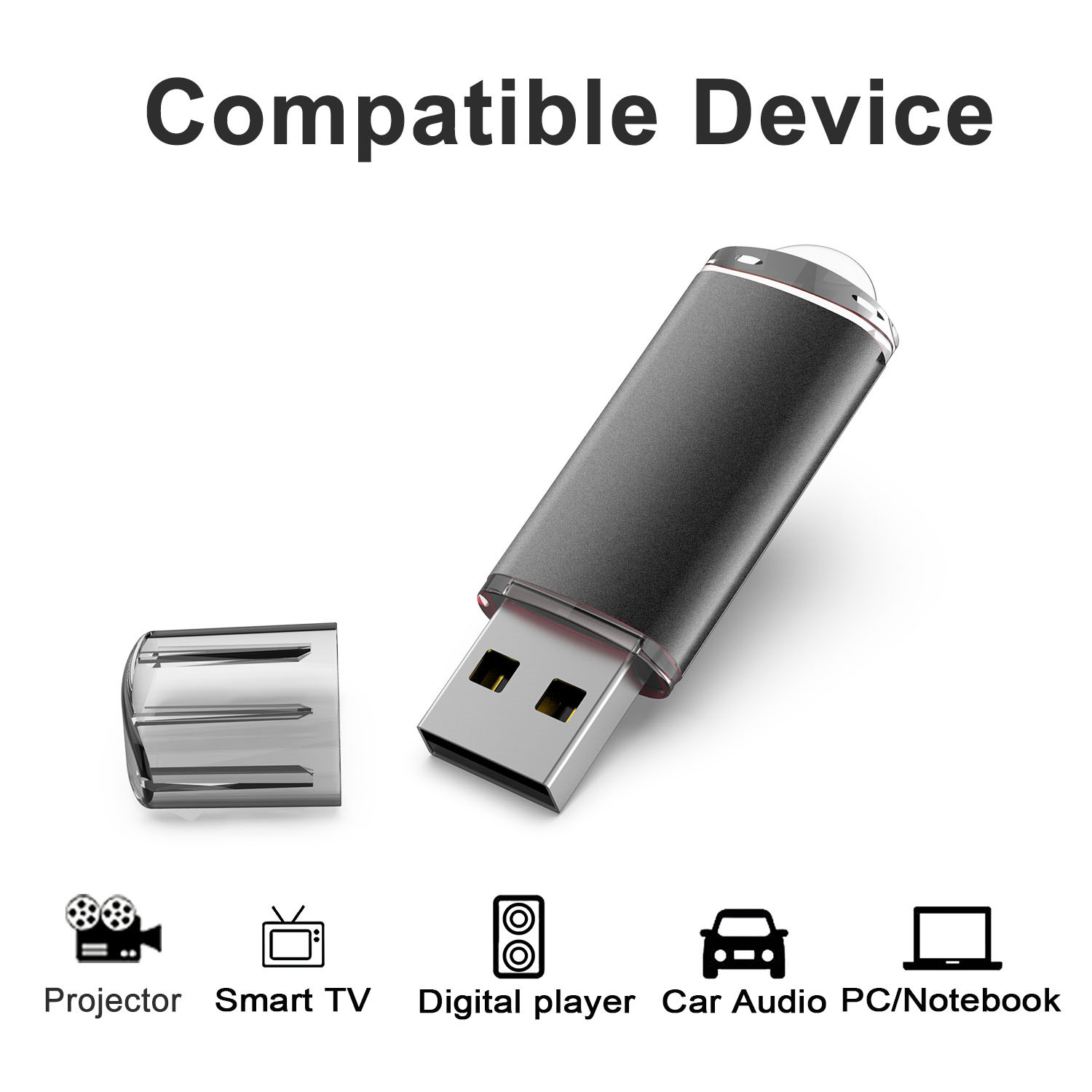 Chiavetta USB 2.0 16G 32G 64G Pen Drive Pendrive Chiavetta USB ad alta velocità Chiavetta di memoria con indicatore LED