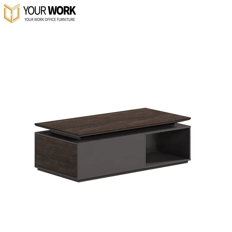 Mesa de centro de grão de madeira cinza claro conjunto de mesa de centro de móveis simples e modernos