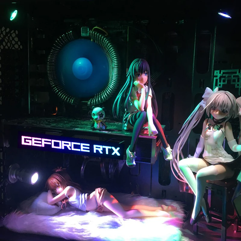 Panel lateral de tarjeta gráfica RGB para RTX 4080 4090 3080 3090 AMD RX6900 7900 GPU modificar 5V 3PIN ARGB AURA SYNC PC Case DIY MOD