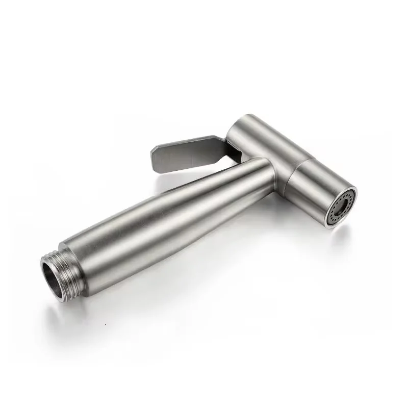 Pistola per spruzzatore per WC Rubinetto per bidet a mano in acciaio inossidabile per bagno Spruzzatore a mano Soffione doccia Apparecchio per bagno autopulente