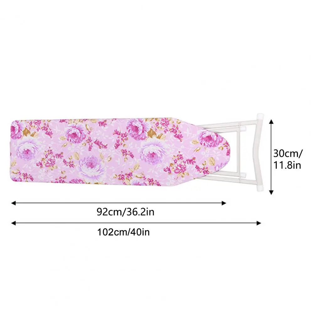 Ironing Board Height Adjustable Smooth Edge Good Load-bearing Non-Slip Wear Resistant Ironing Clothes Extra