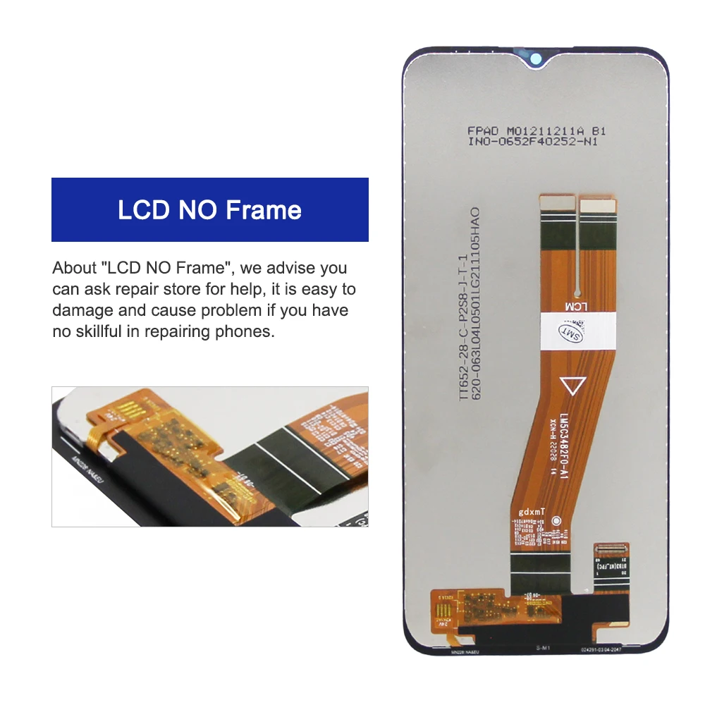 6,5 ''A03S Display Für Samsung Galaxy A037F A037M A037G A037U A037W LCD Display Touchscreen Digitizer Montage Ersatz