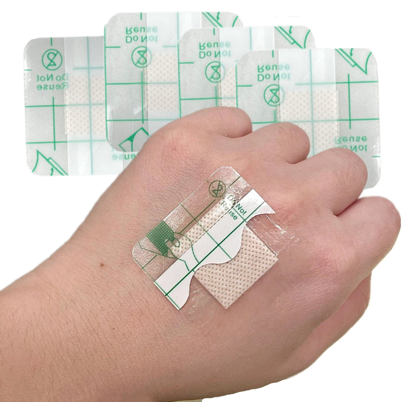 50 teile/satz Transparent Pflaster PU Wasserdichte Wundauflage Patch für Erste Hilfe Heften Gips Klebe Bandagen Woundplast
