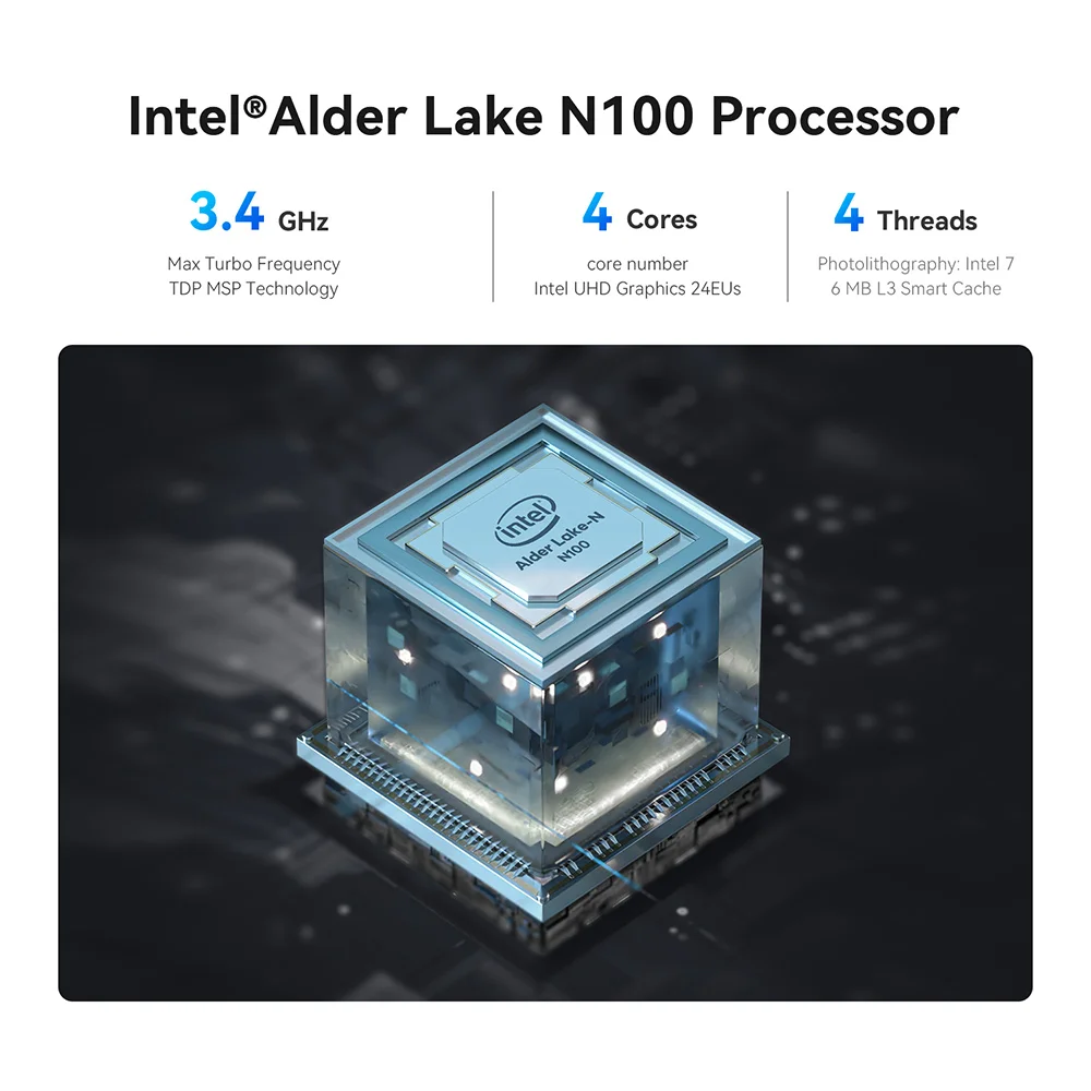 Beelink EQ13 Intel 12th N200 N100 DDR4 Mini PC 16GB 500GB SSD EQ12 Dual Lan tipo C ordenador para juegos VS Mini S12 Pro T8 Pro U59 PC
