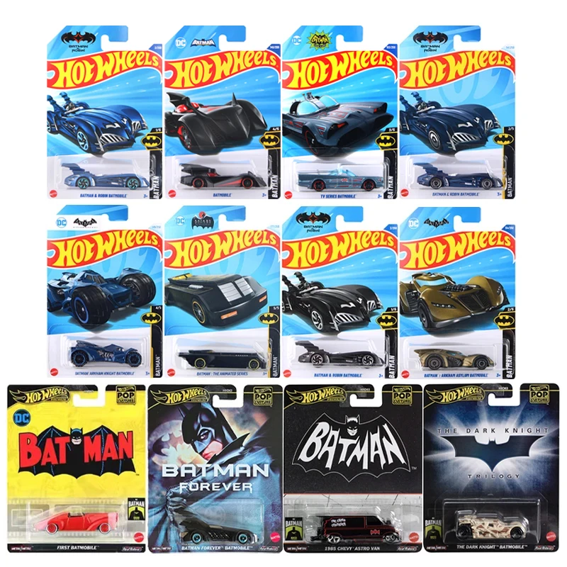 Hot Wheels DC Batman The Animated Series Batman & Robin Batmobile The Dark Knight Chevy Astro Van 1/64 Литая под давлением модель автомобиля игрушечный автомобиль