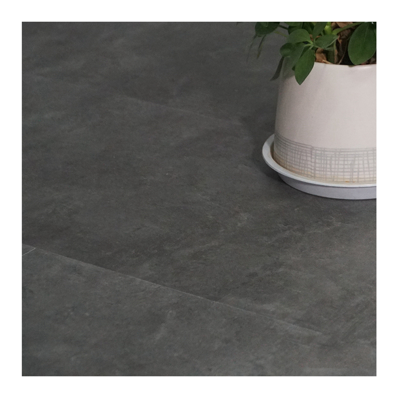 Revestimiento de suelo asequible impermeable Spc Click vinilo aspecto de suelo cuadros de mármol y canicas Coral Spc suelo Floorscore