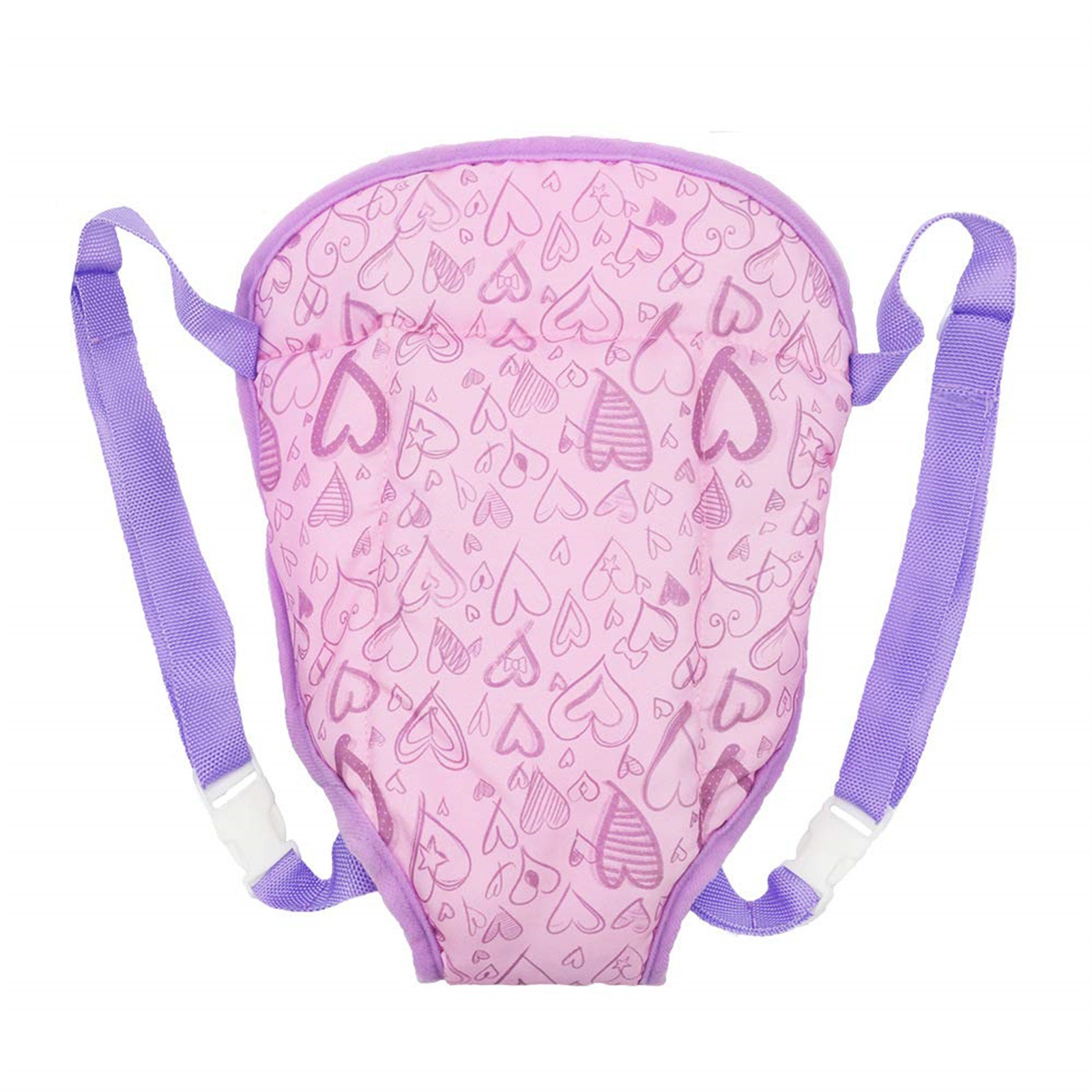 Baby Plush Carrier Backpack Doll Accessories Front/Back Carrier With Straps Fits 15 To 18 Inch Dolls