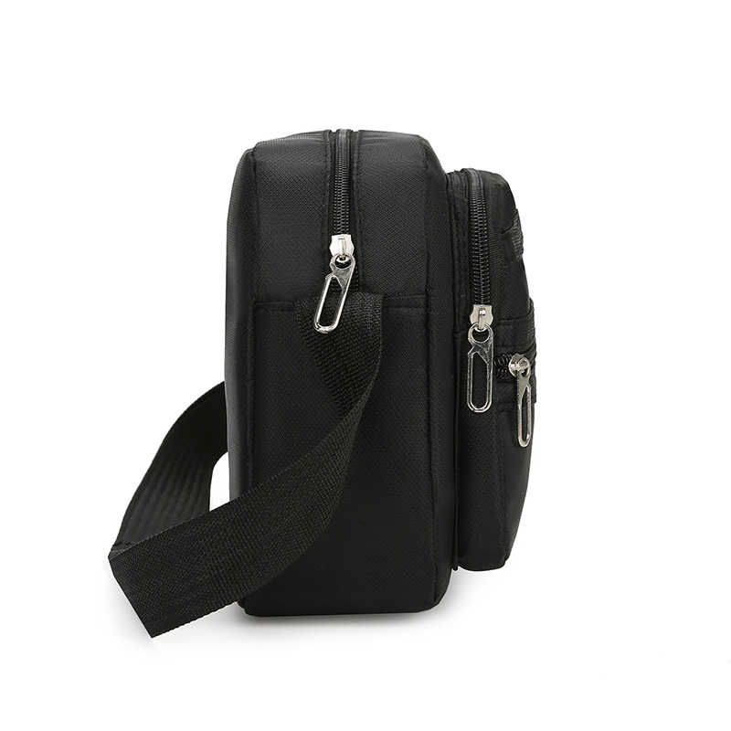 Bolso de hombre de gran capacidad, bolso de hombro individual, mochila impermeable y resistente al desgaste, múltiples bolsillos para negocios