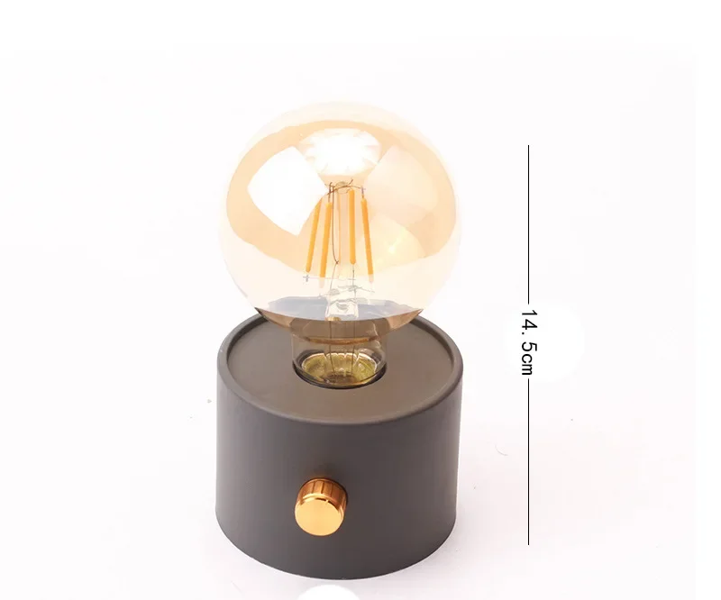 Retro Glühbirne Nachtlicht Schlafzimmer Schlaflicht Desktop Atmosphäre Ornamente Batteriebetrieben
