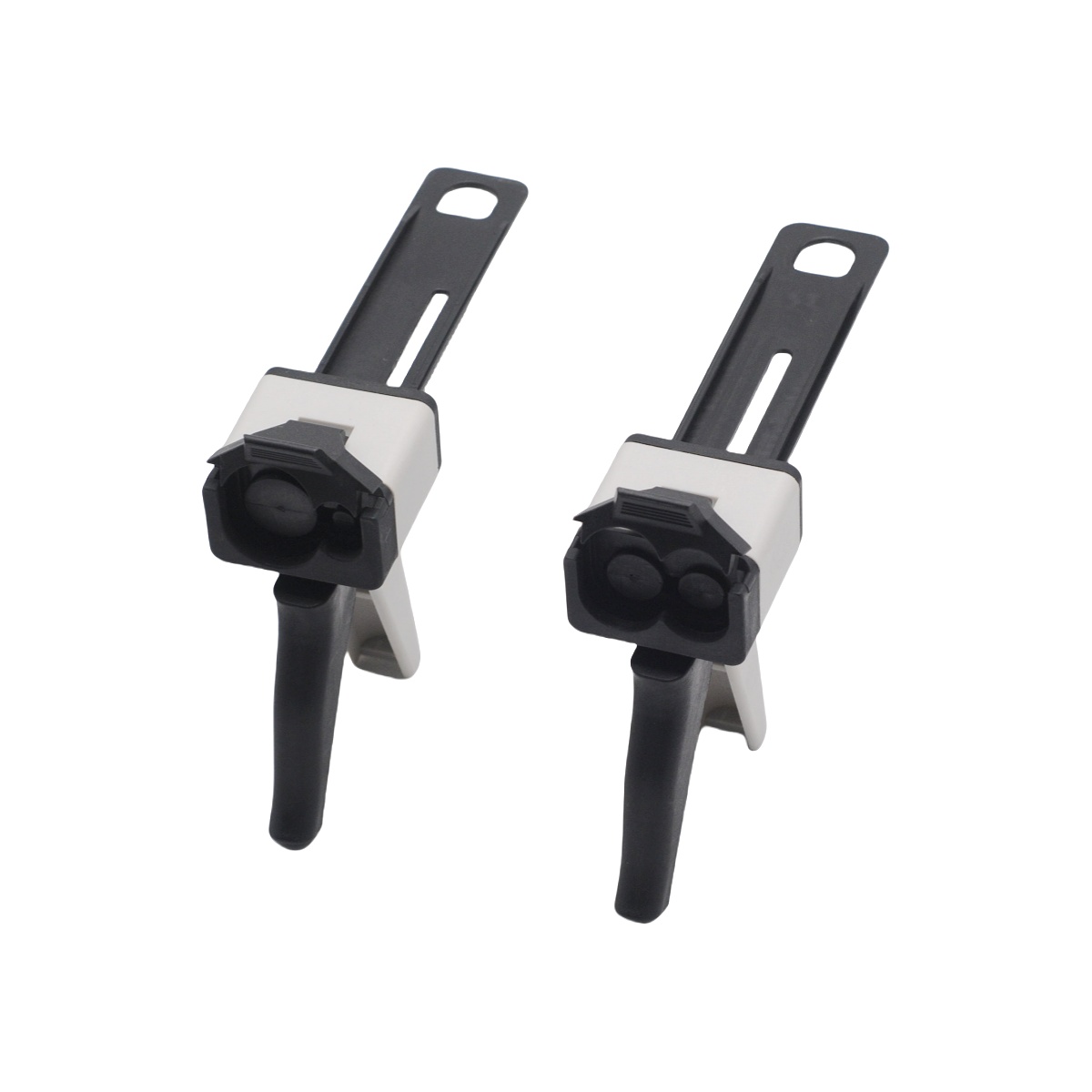 Pistola dispensadora de mistura de impressão dentária, pistola dispensadora universal 1:1/1:2 pistola dispensadora de borracha de silicone 10:1, ferramentas para dentista, 1 peça