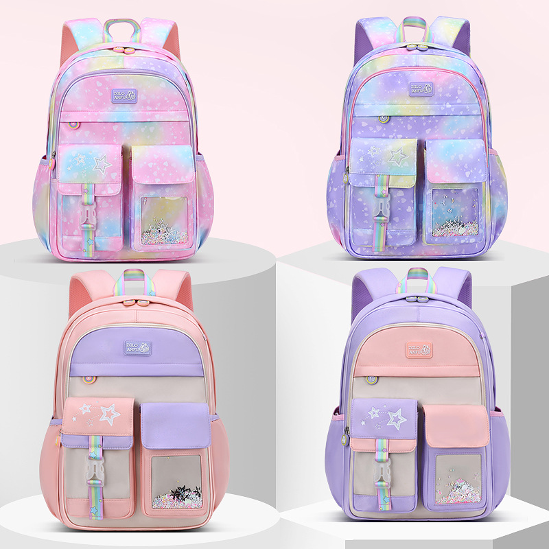 Crianças sacos de escola para meninas crianças mochila primária ortopédica mochilas escolares princesa mochila adolescente mochila