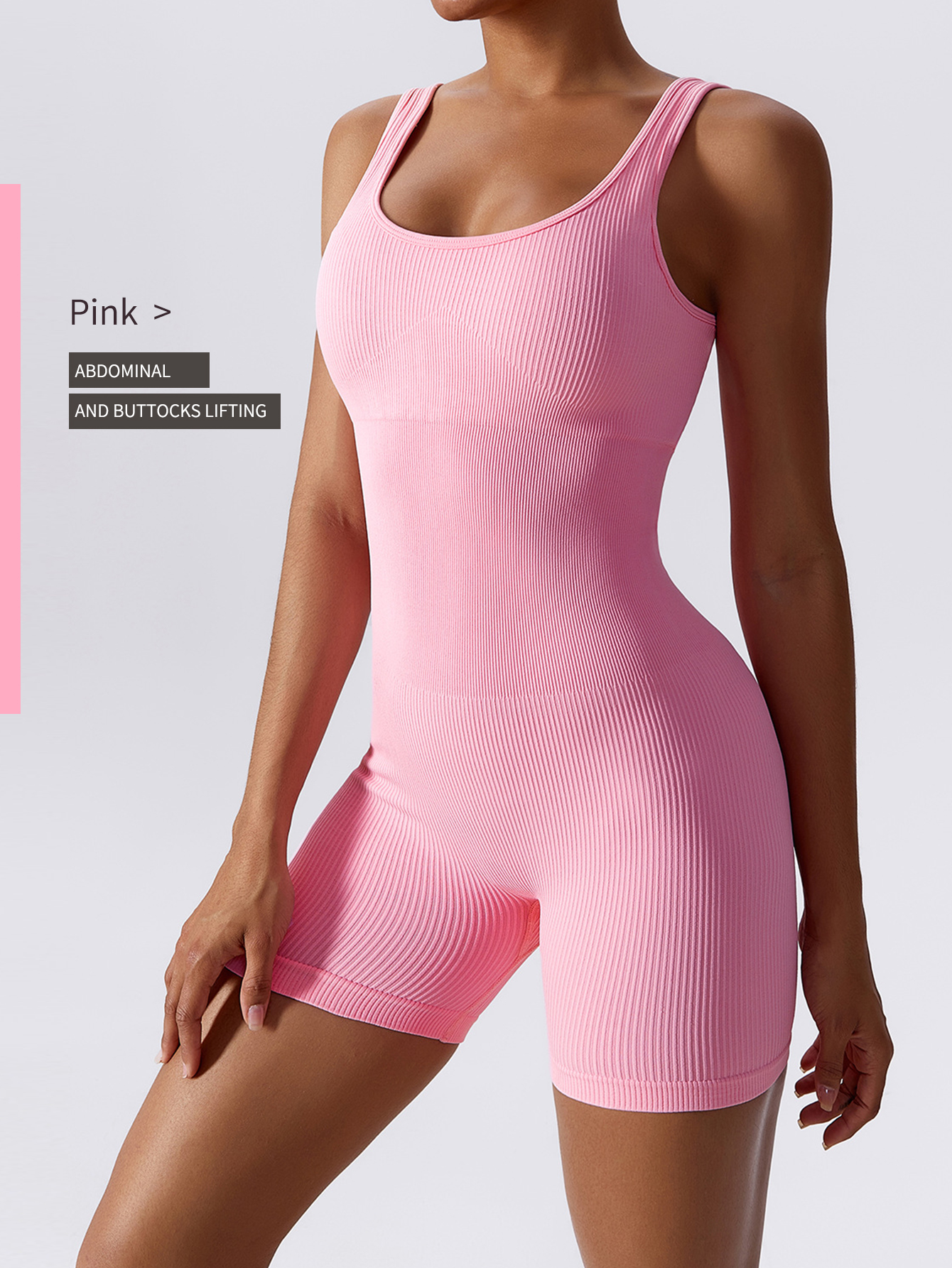 Mono ajustado integrado de alta elasticidad, traje de Yoga con espalda de belleza aérea, mono sin costuras para mujer