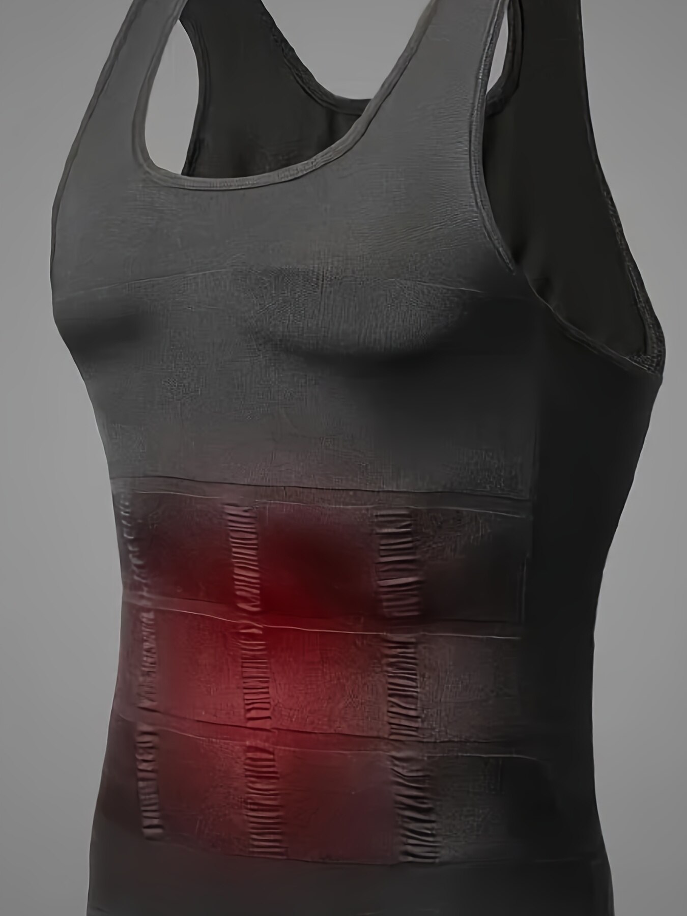 Canotta da uomo a compressione Body Shaper, gilet dimagrante
