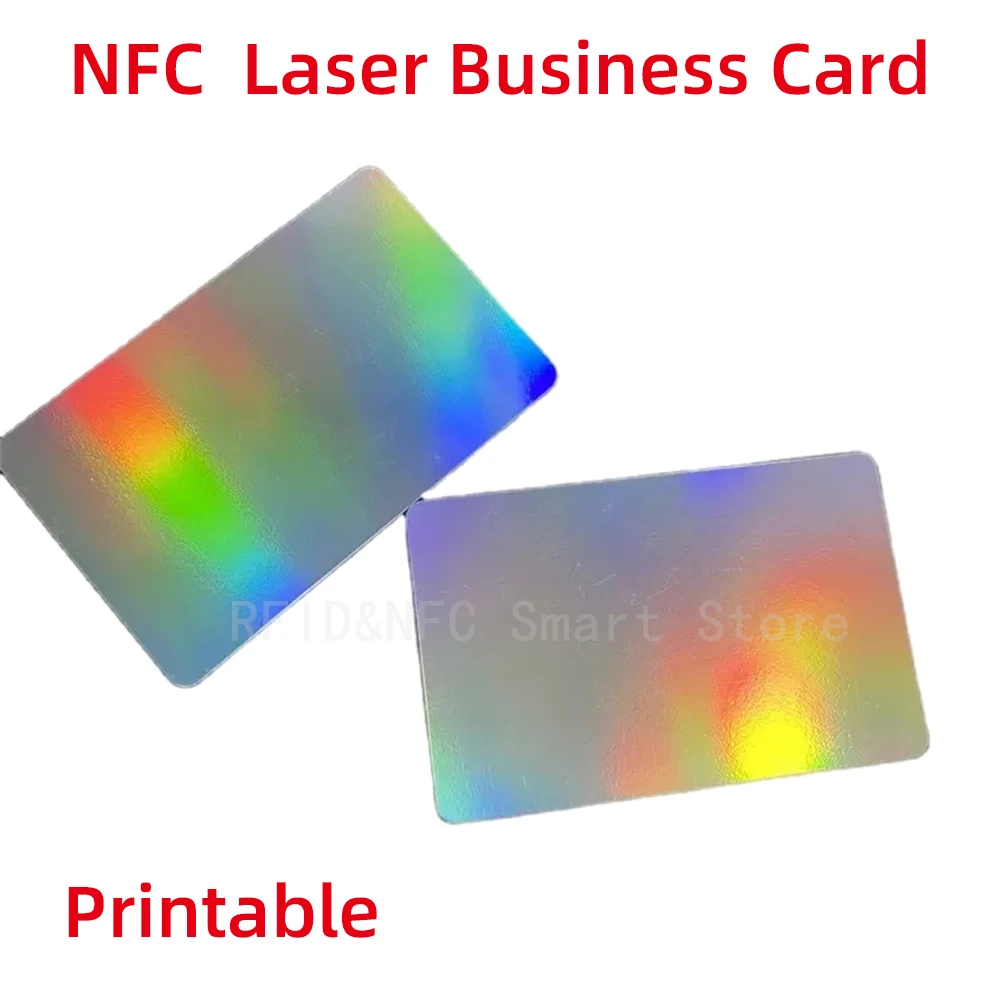 5 шт. NFC лазерные визитные карточки Материал ПВХ 13,56 МГц RFID контроль доступа NTG 213 NFC-карта персонализированная лазерная визитная карточка NFC