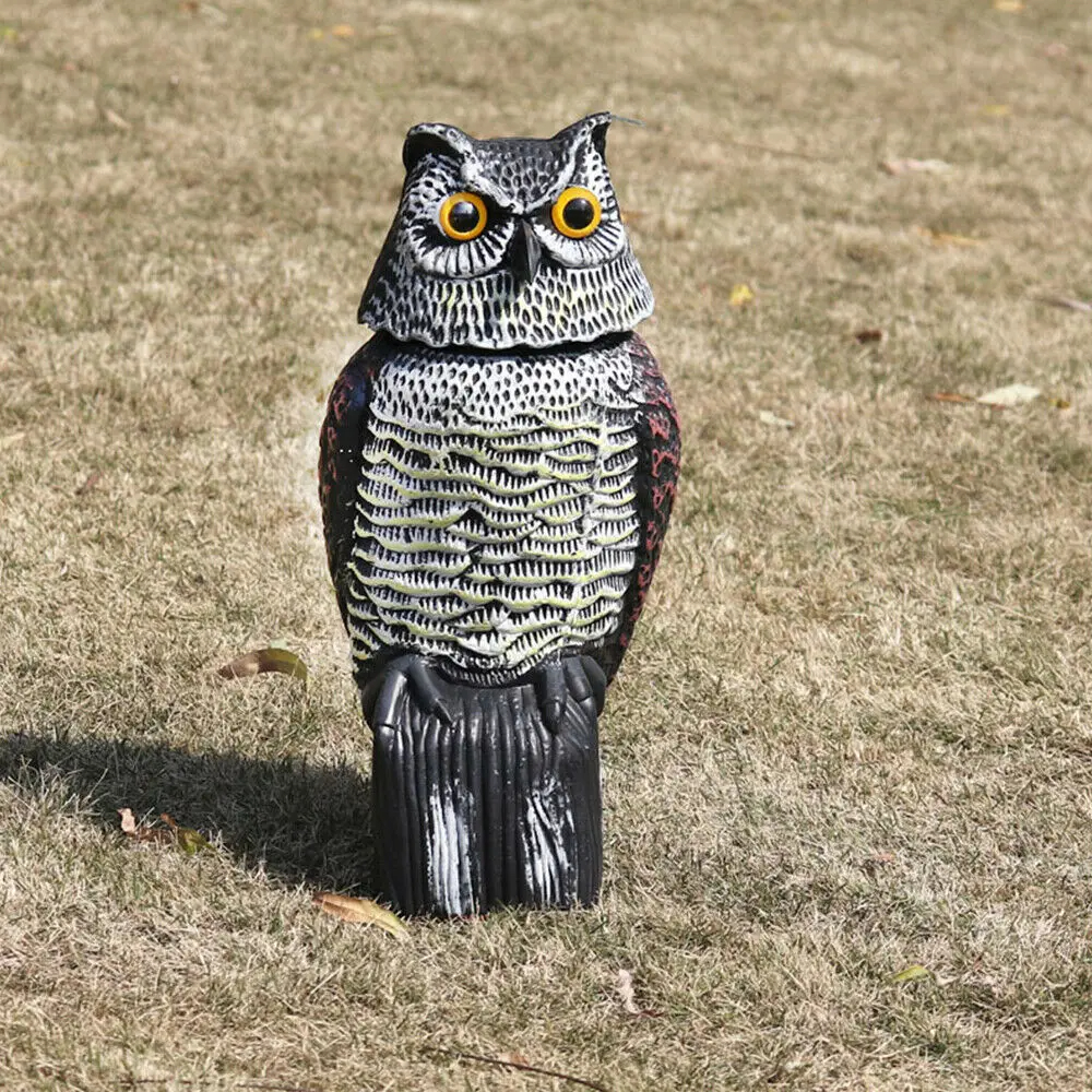 Realistic Bird Repeller Owl Prowler Decoy Protection Repellent Pest Control Scarecrow Garden Decoy Scarecrow Scares Birds
