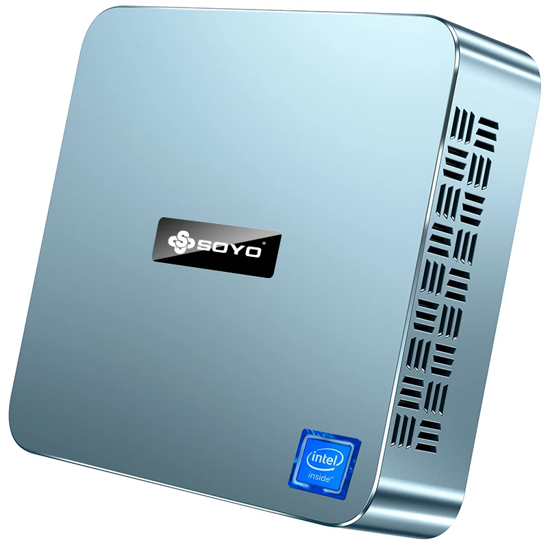 SOYO M2 PLUS V1 Mini PC Intel Alder Lake N100 Windows 11 Pro Mini PC 16GB DDR4 512GB PCIe M.2 SSD WiFi 5 BT4.2 Computer desktop