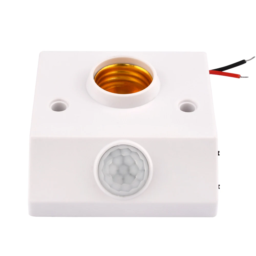Smart 85V-265V PIR Induktion Infrarot Motion Sensor E27 LED lampe Basis Halter Mit licht Control Schalter birne Sockel Adapter