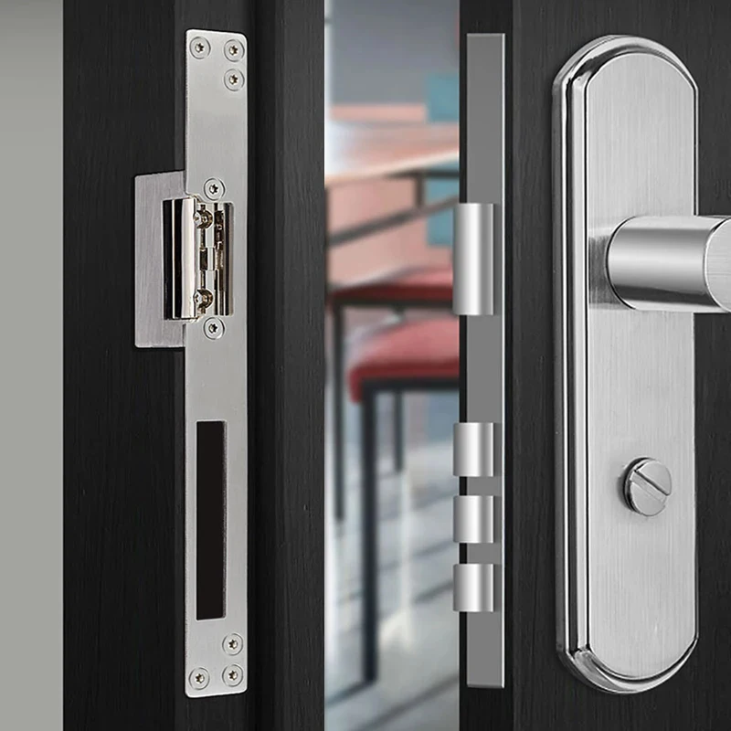 EU Electric Strike Door Lock Electronic For Access Control System New Fail Secure Stainless Door 12V DC Fail-Secure NO NC Lock