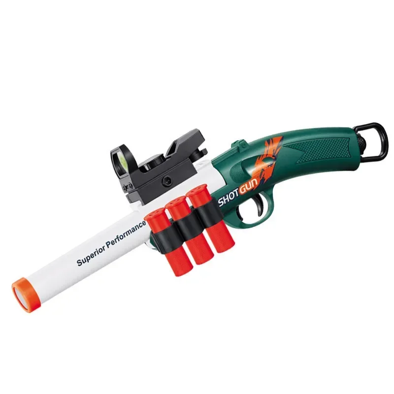เปลือกโยนAirsoft RIFLEปืนของเล่นโฟมBlaster Submachine Gun Enhanced Revolver Soft Bulletกลางแจ้งCSอาวุธของขวัญวันเกิด