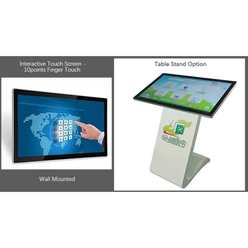 PC todo en uno con pantalla táctil capacitiva negra USB barata confiable de 10 puntos con retroiluminación LED LCD nuevo producto