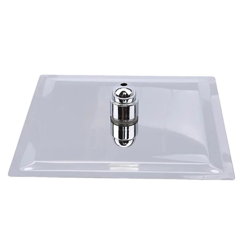 Aço inoxidável Ultra-Thin Waterfall Shower Heads, Rainfall Shower Head, Chuva Praça Redonda, de alta qualidade, 10 8 6"