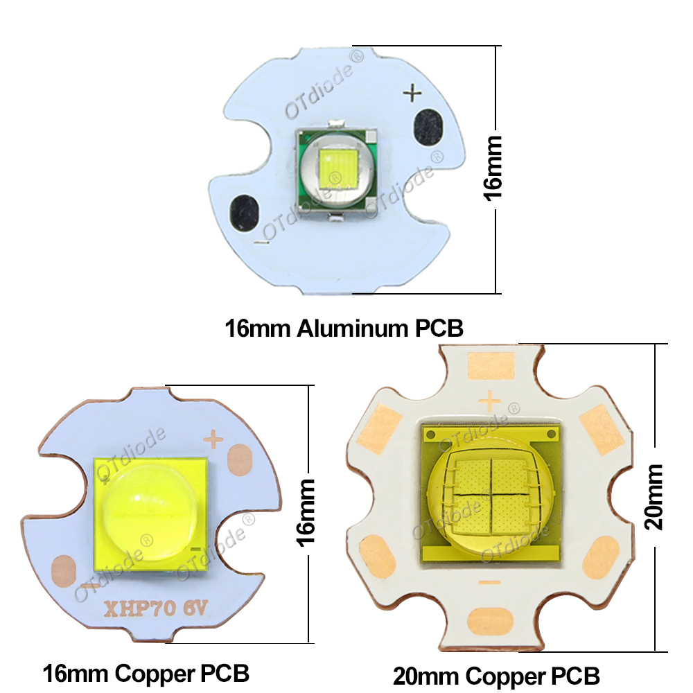 LED 3W 10W 20W 36W XPE T6 XLM2 XHP50/70/90 Cold White Beads Torch Flashlight Current Driver DC3.7V 5V12V 17mm 20mm 22mm 1/5 Mode