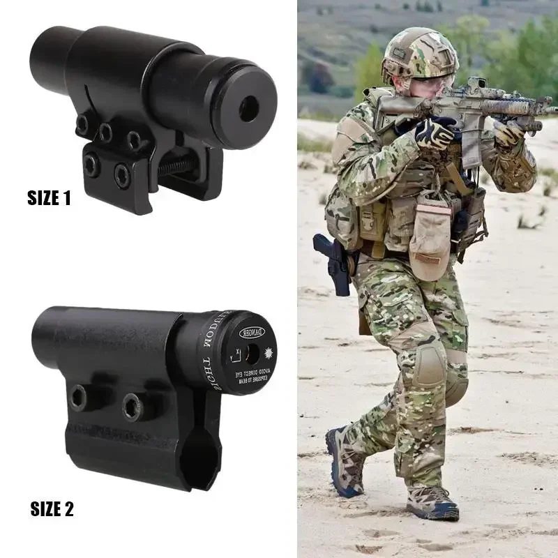สายตาเลเซอร์สีแดง 11 มม./20 มม.Rail Mount ปืนไรเฟิล Optics Sight Pointer อุปกรณ์ล่าสัตว์