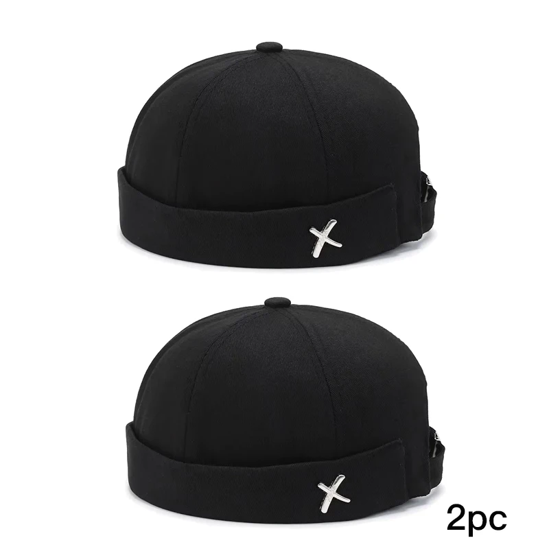 Versão coreana para homens e mulheres Guppi Hat, personalidade gorro, chapéu de marinheiro redondo, chapéu do proprietário, rua, novo, primavera