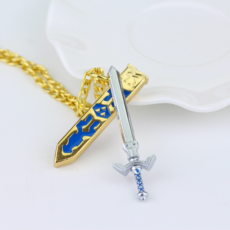 Periferiche di gioco Skyward Spada Llavero Colgante Collar para Hombre Collana per fan di gioco