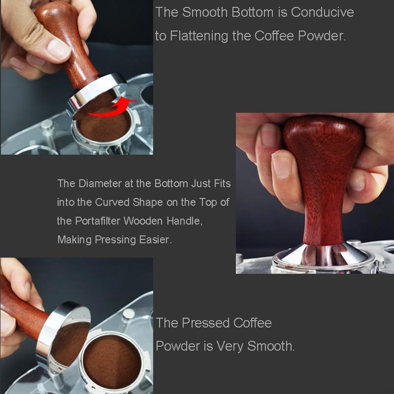 51/53/58mm Espresso Sabotage Poeder Machine Aluminium Koffie Sabotage Voor 51mm 53mm 58mm Filters
