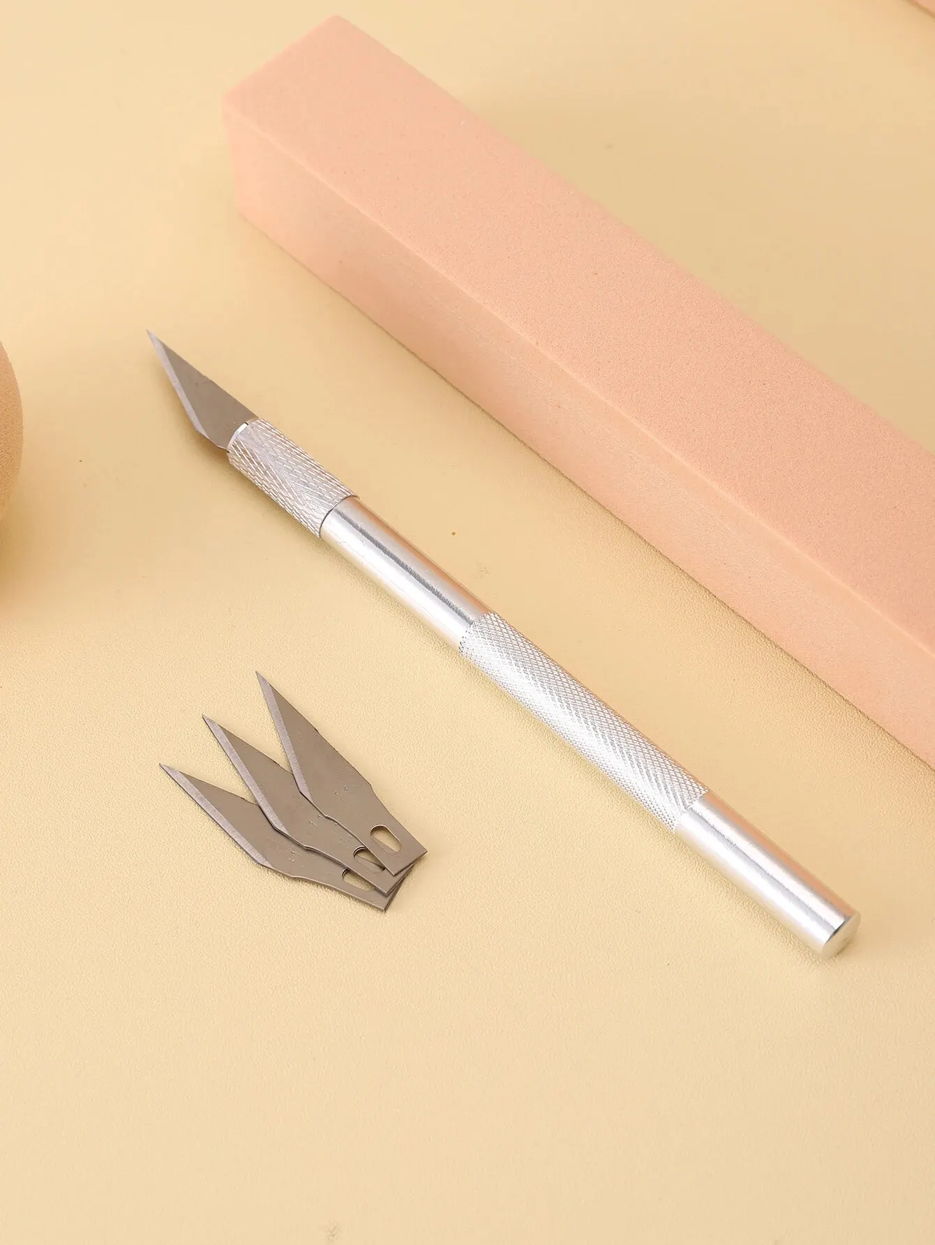 12 pz/set incisione Kit bisturi in metallo antiscivolo 1 coltello da intaglio And11 lame mestiere Hobby colore oro/argento, Aliuminum A