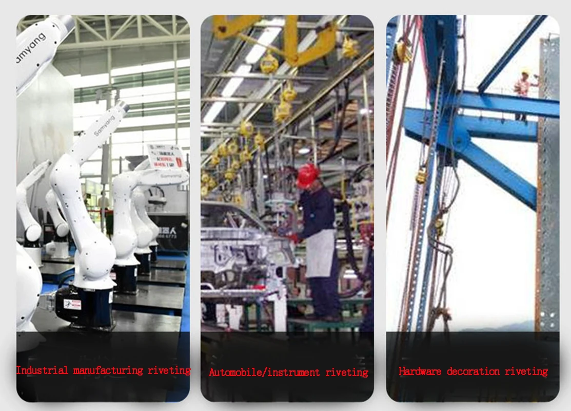Brushless ไฟฟ้ากดปืนไฟฟ้าอัตโนมัติเต็มรูปแบบ Rivet NUT ปืนหมวกปืนเครื่องมือ Riveter ปืน M3-M12