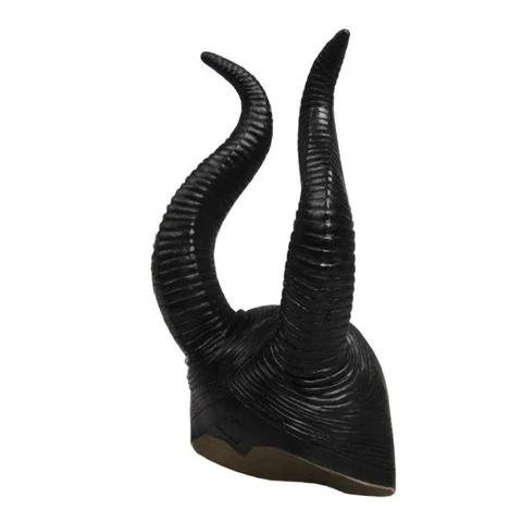 trendige echte Latex Maleficent Hörner Erwachsene Frauen Halloween Party Kostüm Jolie Cosplay Kopfbedeckung Hut - kostenloser Versand