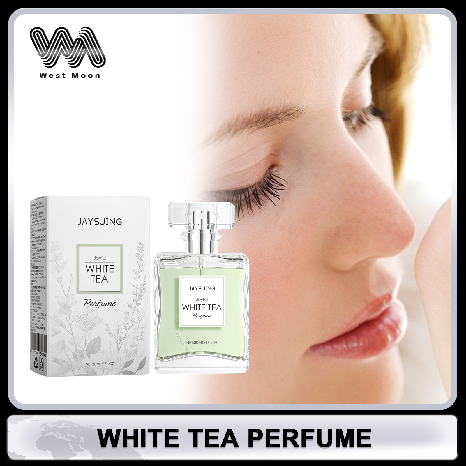 Perfume de chá branco fragrância de longa duração spray de perfume corporal fragrância iluminada adicionar em encantos removedor de odor desodorante spray corporal