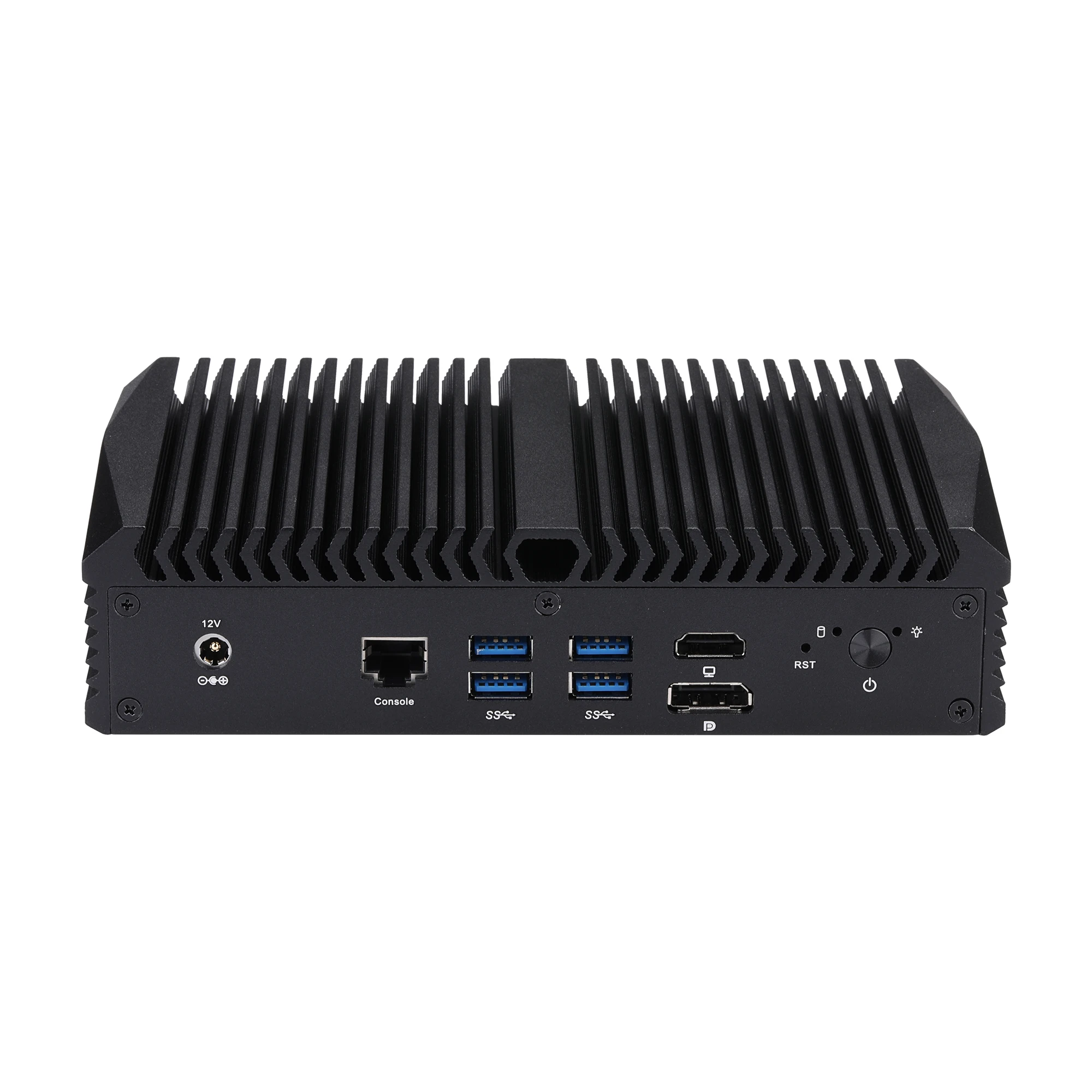 Qotom-Mini computador Fanless, 8x2.5G Lan,Gen 8o, 10o, 4305U, 10110U, 10210U, 10710U, DP, 4USB 3,0, Proxmox, pfsense