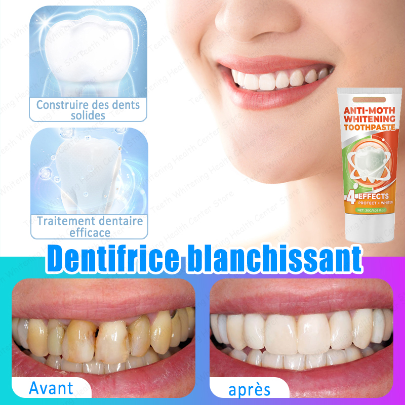 Taux de rachat 98%, vous pouvez avoir des dents saines sans nettoyage des dents, recommandé par les dentistes