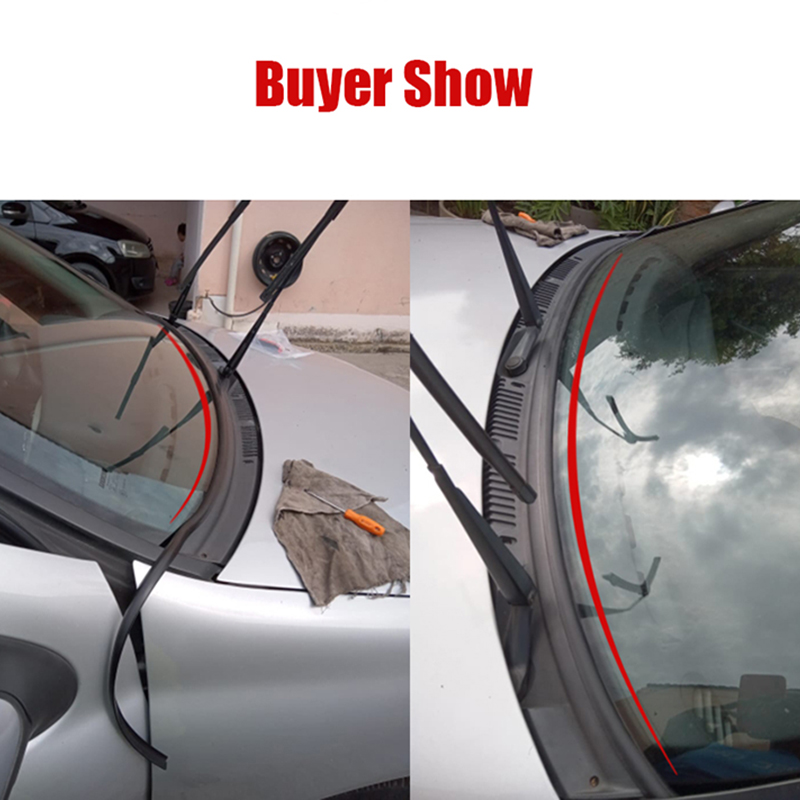 Car Front Windshield Panel Moulding Rubber Seal Strip For BMW E46 E90 E60 E39 E36 F30 F10 F20 E91 E34 F31 X5 E70 E53 M G30