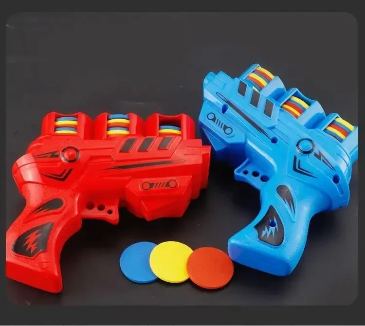 เด็กตลกนุ่ม Catapult Flying Saucer ปืนของเล่นคู่เด็ก Interactive Soft Bullet ยิงกระโดด EVA แครอทปืนของเล่น