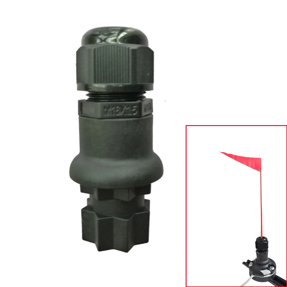 SOCKET de Base de bandera de seguridad para bote de nailon duradero KAYAK para canoa de barco inflable marino
