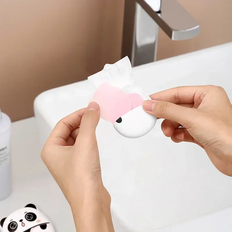 Papel de jabón portátil para lavado de manos, espuma de fragancia de viaje, desinfección desechable, limpiador corporal, 1 caja